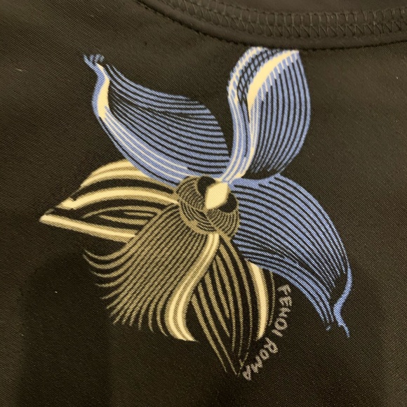 Fendi Size S 100% Silk Floral Ruffle Mini Dress - Picture 6 of 8